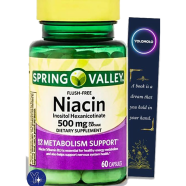 Spring Valley Niacin Inositol Hexanicotinate 500mg 60 Capsules -371311585 image