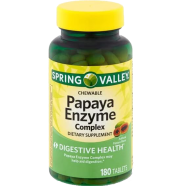 Spring Valley Papaya Enzyme Complex Chewable 180 Tablets image