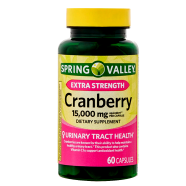 Spring Valley Ultra Triple Strength Cranberry 15,000 mg 60 Capsules image