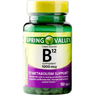 Spring Valley Vitamin B12 1000 mcg, Immune Health, Metabolism, Energy - 150 Timed Release Tablets image