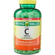 Spring Valley Vitamin C 1000mg Timed Release 500 Tablets image