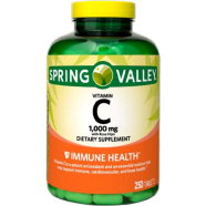 Spring Valley Vitamin C with Rose Hips 1000mg 250 Tablets image