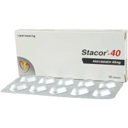 Stacor 40 mg Tablet 10's Pack image