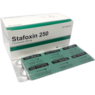Stafoxin 250 mg Capsule 6's strip image