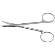 Stainless Steel Cuticle Scissors 4 Inches Curved image