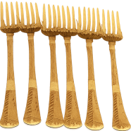 Stainless Steel Fork Spoon Set- 6 Pcs image