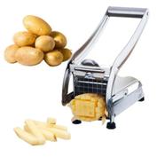 Stainless Steel French Fry Cutter, Potato Chipper Vegetable Slicer Chopper Silver icon