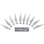 Stainless Steel Precision Cutter Blades 2.6cm With Safety Cap For DIY Craft 10Pcs image