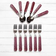 Stainless Steel Tea Spoon Set - 12 Pcs 