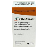 Stalevo 200 mg, 50 mg, 200 mg 30's Tablet Container image
