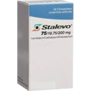 Stalevo 75 mg, 18.75 mg, 200 mg Tablet 30's Pack image