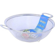 Steel Rice Filter (Chakni) 28cm - Silver Color image