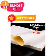 Sticker paper matt A4 size - 850 Pcs Pack image