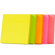 Sticky Notes 3x3 Inch 5 Colors T25 - 300 Sheets