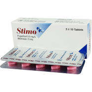 Stimo 0.5 mg, 10 mg Tablet 10's Strip image
