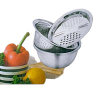 Strainer Vegetable 3-in-1 Cutter Sliver 3 Pcs image