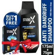 Studio X Anti Dandruff Shampoo for Men 175ml (75gm Soap Free) image