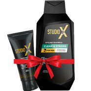 Studio X Clean And Strong Shampoo For Men 355ml (50ml Facewash Free) image