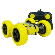 Stunt Racing Remote Control Double Flip Rechargeable Car High Speed (stunt_car_doubleflip_y) Yellow image