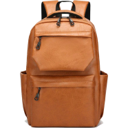 Style PU Leather Fashion Mens Backpack icon