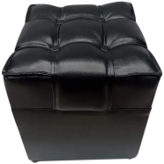 Stylish Black Square Foam Stool icon