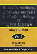Subject, Sections, Order Wise 100 Years Up-to Date Rulings on Civil Cases Volume 2 image