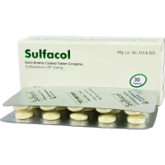 Sulfacol 500 mg Tablet 10's Strip image