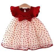 Summer Princess Dress One Year Old Girl Baby Dress image