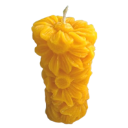 Sunflower Fragrance Candle – Handmade Wax, Sankhacura image