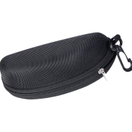 Sunglasses Hard Case Eye Glasses Black Clam Shell Zipper With Hook Shell Box New Eyeglasses Box Sunglasses Case Glasses Bag Eyeglasses Carry Box Sunglass Portable Zipper Hook Hard Holder Sunglasse CC5 image
