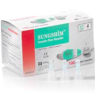 Sungshim Insulin Pen Needle, 32Gx4mm. 100/box icon
