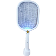 Super Killer Electric Mosquito Rechargeable Bat with Lure Light Insect Bugs Lamp with USB C type Charging Cable image