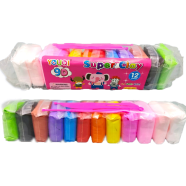 Super Light Clay Air Drying with 3 Tools Light Polymer Plasticine Modelling Handmade 12 pcs - 1 pack icon