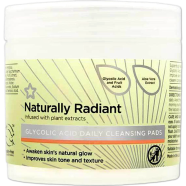 Superdrug Naturally Radiant Glycolic Acid Daily Cleansing Pads 60Pcs image
