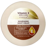 Superdrug Skincare Vitamin E Nourishing Night Cream 100ml For Normal to Dry Skin (Made in UK) image