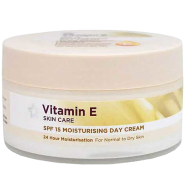 Superdrug Skincare Vitamin E SPF15 Day Cream 100ml For Normal to Dry Skin (Made in UK) image