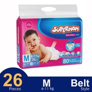 Supermom Baby Belt System Diaper (6-11 kg) (26 Pcs)