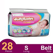 Supermom Baby Belt System Diaper (0-8 kg) (28 Pcs)
