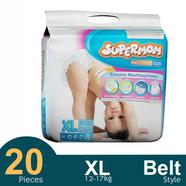 Supermom Baby Belt System Diaper (12-17 kg) (20 Pcs)