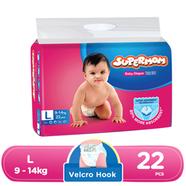 Supermom Baby Diaper-Large Size(9-14kg)-22 Pcs image