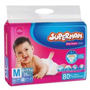 Supermom Baby Diaper-Medium Size(6-11Kg)-26 Pcs image