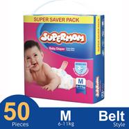 Supermom Belt System Baby Diaper (M Size) (6-11kg) (50pcs) image