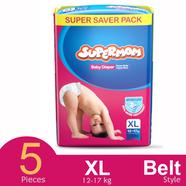 Supermom Belt System Baby Diaper (XL Size) (12-17kg) (5pcs) image