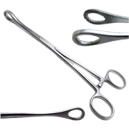 Surgical Instrument Sponge Holding Forceps Straight 8 Inch Medical Grade 410 Stainless Steel Matt Finish icon