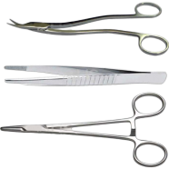 Surgical Suction Instrument Set 3 Stainless Steel image