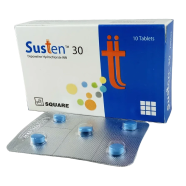 Susten 30 mg Tablet 5's strip image