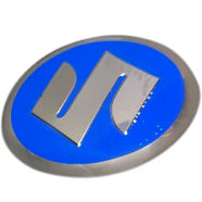 Suzuki Branded Aluminum Emblem Decals (5.5 X 5.5 Cm) Self Adhesive Sticker For Motorcycle And Car (1 Pcs) image