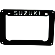 Suzuki Branded Metal Digital Box Type Registration Number Plate Holder Black 1Pcs icon