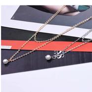 Sweet Simple Double Layer Pearl Collarbone Necklace New Year Jewelry icon