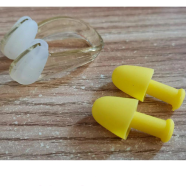 Swimming Nose And Ear Plugs -1set Without Box image